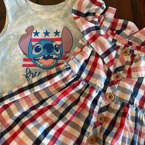 Shirt and Dress bundle 4th of July theme